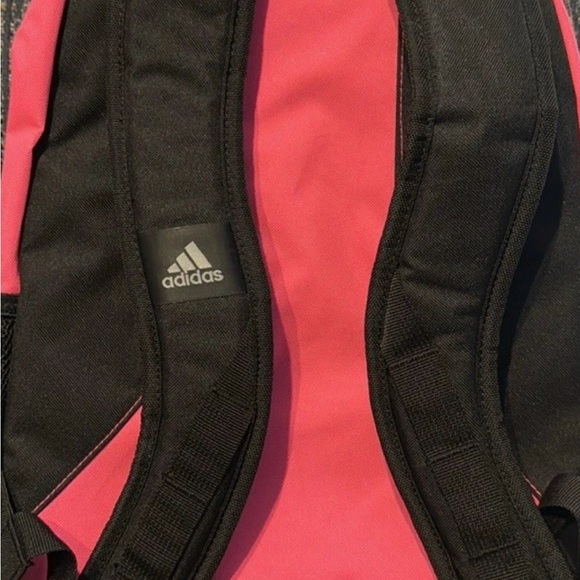 Adidas Vibrant Pink and Black Backpack - Picture 7 of 7